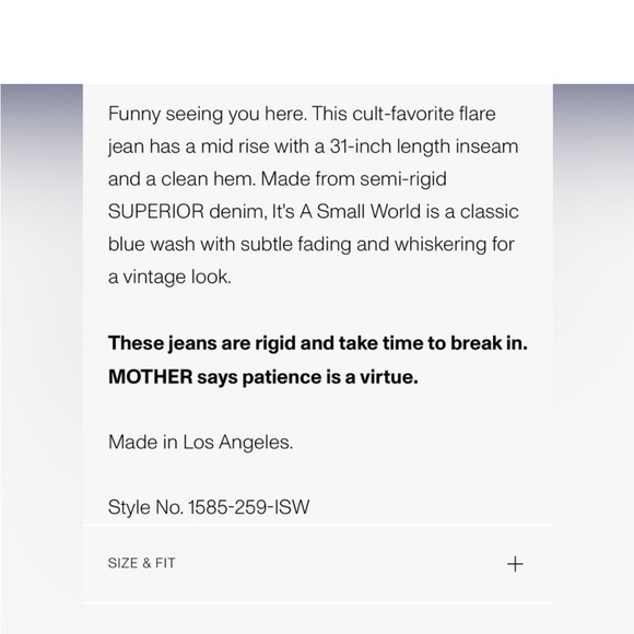 MOTHER SUPERIOR The Weekender Size 27 NWT - Picture 7 of 15